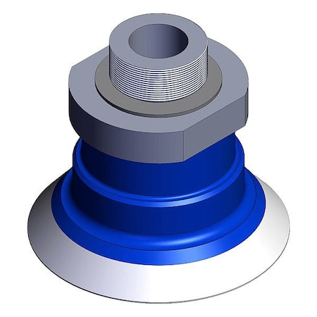 Smc ZP3P-T25PTSF-AG1 - Vertical Vacuum Inlet,Blue,Flat Pad