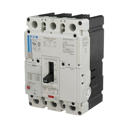 Eaton PDG23M0015MSAJ - Molded Case Circuit Breaker,600 V AC