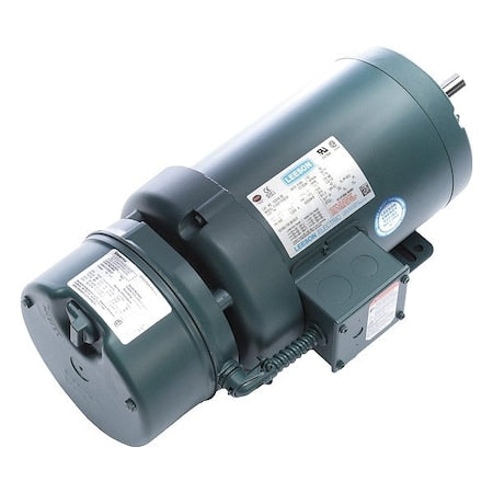 Leeson 122245.00 - Brake Motor,1hp,1170 RPM,208-230/460 VAC
