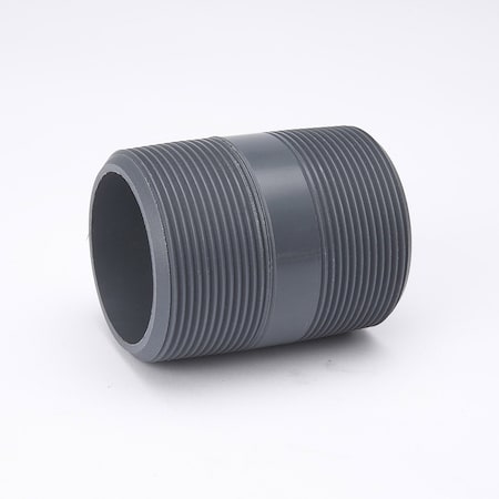 403-015 - PVC NIPPLE,Gray,PVC