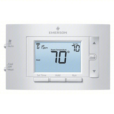 White-Rodgers 1F83H-21PR - 80 Series Thermostats, 7 Programs, 2 H, 1 C, Wall Mount, Hardwired/Battery, 24 VAC