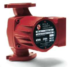 Bell & Gossett 106507 Series LR-20WR circulating pump with cast iron body and 2-inch NPT connections for hydronic heating applications