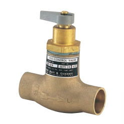 Bell & Gossett 107024 straight flow control valve, 3/4 inch sweat bronze finish