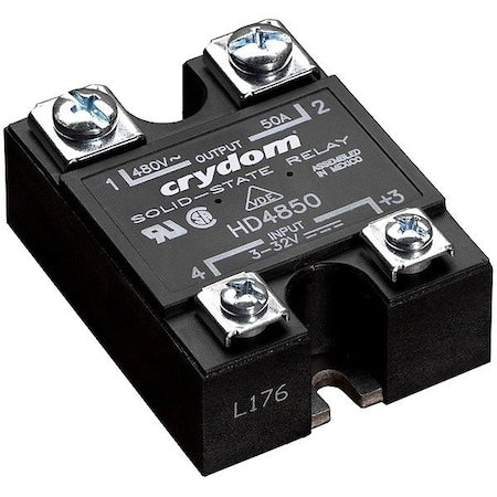 Crydom HD4850-10 - Solid State Relay, 1 Phase, Screw Clamp, Panel, SCR