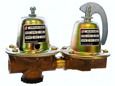 Bell & Gossett Model 8 Dual Unit Relief Valve (part number 110199LF) for hydronic pressure protection