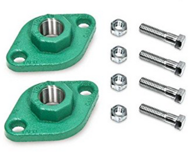 Taco 110-254F 1-1/2 inch NPT pump flange set for hydronic heating systems