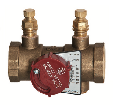 Bell & Gossett 117401LF CB-1S 1-inch sweat circuit setter balance valve for hydronic systems