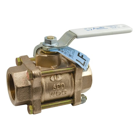 Apollo Valves 82LF10701 - 1-1/2" FNPT Bronze Ball Valve Inline