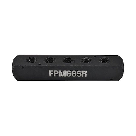 Interstate Pneumatics FPM68SR - Pipe Manifold Fitting, Aluminum, 3/8 in