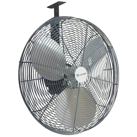 Canarm CA20AG-EC - Standard Duty Industrial Fan, Ceiling, Wall Mount, 20 in Blade Dia, 120/208-280 V, 6,500 cfm