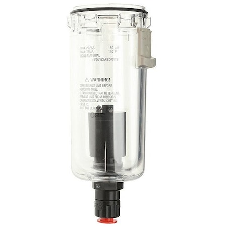 Smc AD48N-Z-D - FRL Replacement Bowl,Polycarbonate