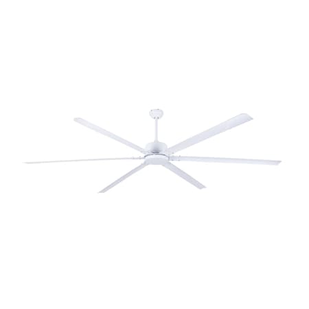 Canarm CP96WH - Ceiling Fan, 96 in Blade Dia, 6 Blades, 5 Speeds, 120 V AC, White