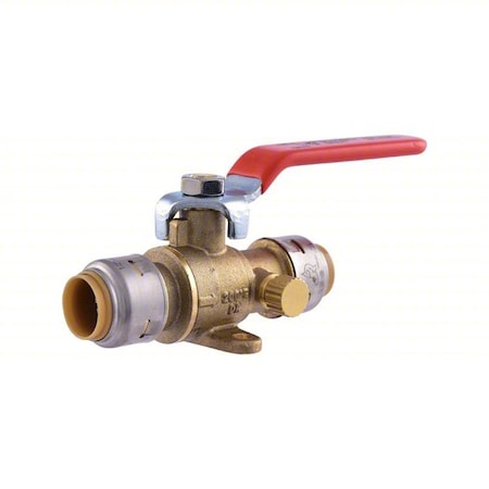 Sharkbite UR24615 - Ball Valve,2-Way,5.4 in L,1/2 in Sz