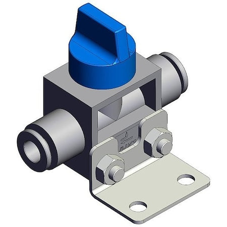 Smc VHK3A-06F-06FL - Finger valve, VHK, 44 1/2 mm, 48 mm