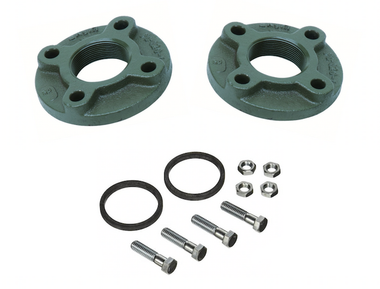 Taco 1600-034RP 3-inch cast iron pump flange set for hydronic systems