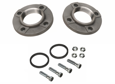 Taco 1600-034SRP 3-inch stainless steel pump flange set for hydronic systems