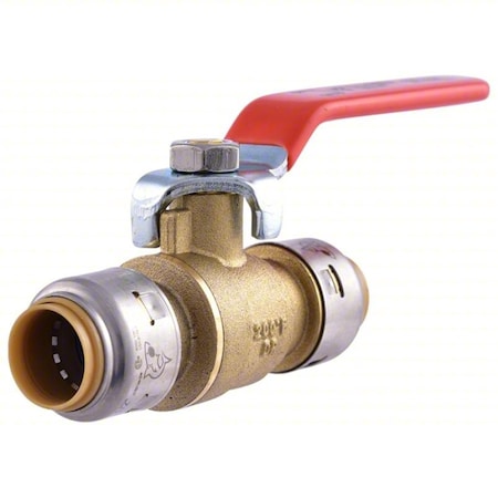 Sharkbite UR22222 - Quarter-Turn Ball Valve,5.4" L,Brass