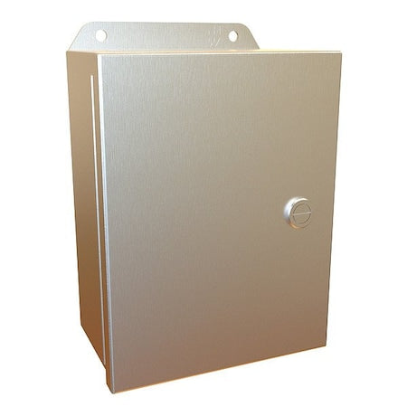 Hammond EJ863SS - Latches Electrical Enclosure, 8 in H, 4 in D, 6 in W, 12, 13, 3 R, 4, 4 X, Stainless Steel