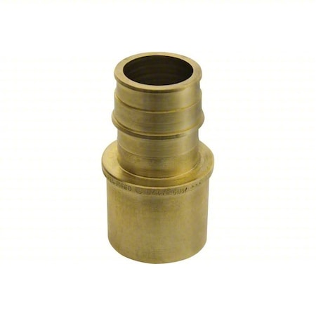 Uponor LF4511010 - Strt, Brass; Copper, Barbed 1", Cup 1"