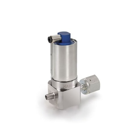 Ham-Let HM20-4VKLC-BW4GF4 - Actuated Valve,2 Port UCV,1/4 in,Short