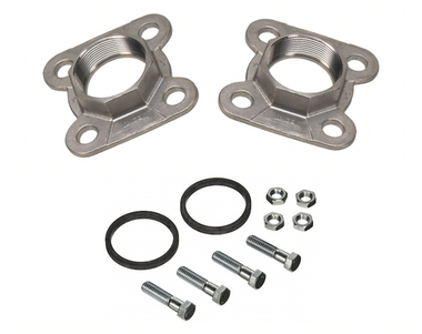 Taco 185-086S stainless steel pump flange set with 2 inch NPT threads