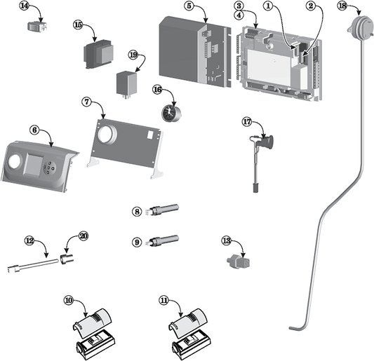 Weil-McLain 591-391-956 Harn-W LV Btm