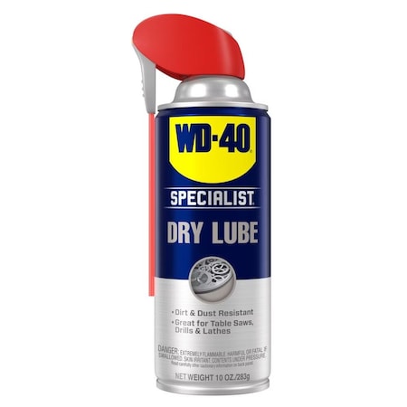 Wd-40 300059 - General Purpose Dry Lubricant, 10 oz, Aerosol Spray Can, Mineral Oil Base, 500 Degrees F Max Op Temp, H2, Colorless
