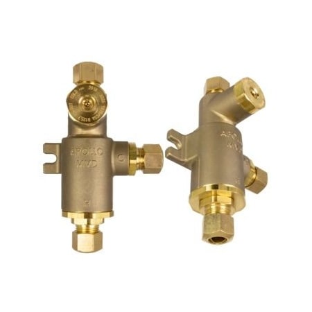 Apollo Valves 34DLF402B1 - Mixing Valve,125 PSI,3/8 in Inlet Size