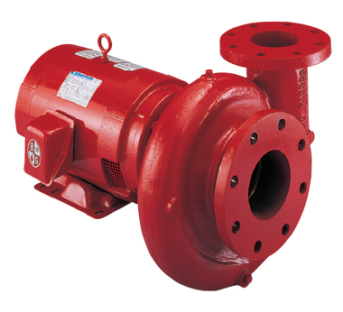 Bell & Gossett 1.25AD 5HP custom-built Series e-1531 pump for commercial HVAC water circulation