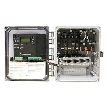 Sje-Rhombus EZS41W914H3A6A8AC10E15A17G - Control Panel,7to15 A,Single,120 VAC