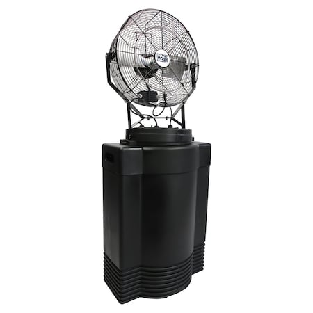 Maxx Air CDMP1840GRY - Misting Fan, 18 in Blade Dia, 120 V, 3,500 cfm, Non-Oscillating
