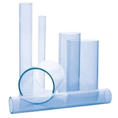 H0400300EK1000 - Pipe, Transparent, 3 in Unthreaded,10 ft
