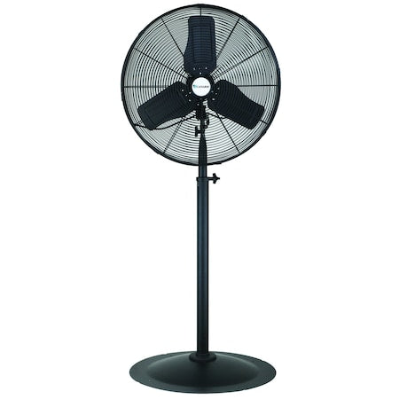 Canarm PBKD24-OSC - Standard-Duty Industrial Fan, Pedestal Mount, 120 V AC, 7,805/7,403/6,774 cfm