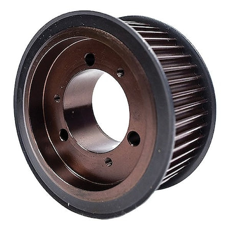QD48-8M-50 - Timing Belt Pulley,Cast Iron,W23/8in