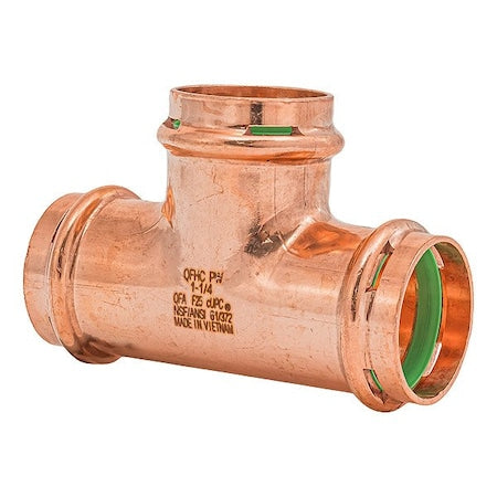 Quickfitting Surepress SPWT444R - Tee,Copper,Press-fit11/4",11/4",11/4"
