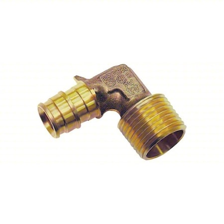 Uponor LF4125050 - Elbow, Brass, Barbed 1/2 in, MNPT 1/2 in