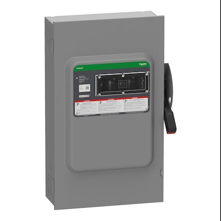 Schneider Electric VH364 - Safety Switch, Fusible, 3 PST, Three Phase, NEMA 1, Indoor, Steel