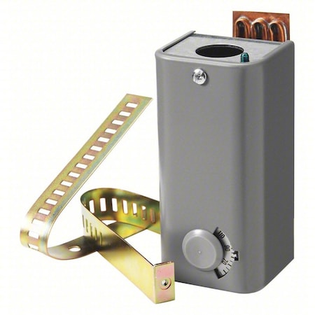 Siemens 141-0522 - Line Voltage Thermostat, Heat or Cool, 50 to 200 F, Knob, Screwdriver, 120 to 240 V AC