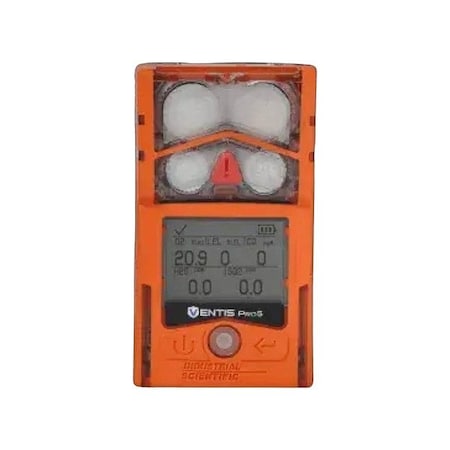 Industrial Scientific VP5-U12Y2110101 - Ventis Pro5 Multi-Gas Detector, IP68, Audible, Vibrating, Visual, LCD with Backlight