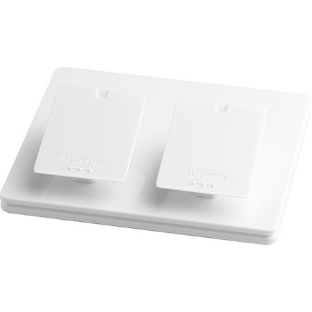 Lutron L-PED2-WH - Pedestal,White,Double