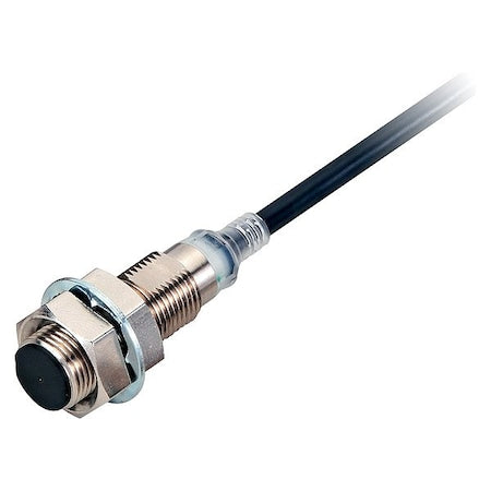 Omron E2E-X10MC1L18-M1 - Cylindrical, Inductive Proximity Sensor, 18 mm Dia., Brass, M12, 3 Wires, Unshielded
