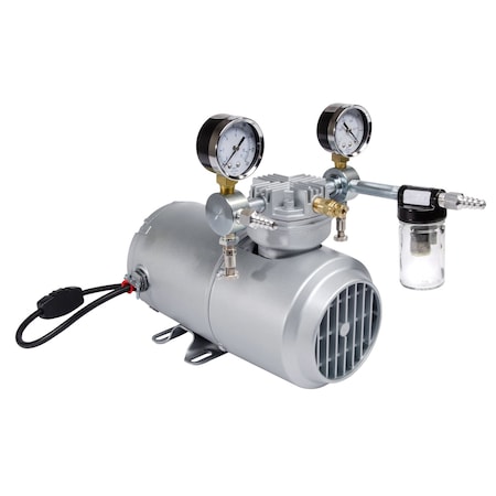 Gast 1HAB-25-M100X - Piston Air Compressor,Size 1/4",1725 RPM