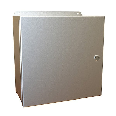 Hammond EJ12126AL - Latches Electrical Enclosure, 12 in H, 6 in D, 12 in W, 12, 13, 3 R, 4, 4 X, Aluminum