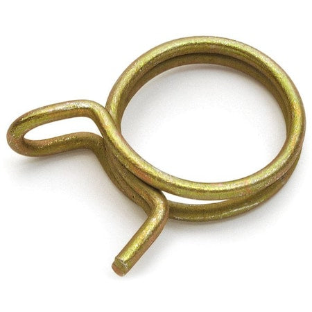 DW-8ST ZD - Wire Hose Clamp,33/64"Max ID,Yellow,PK10