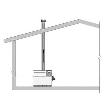 Lochinvar 100140482 Conventional Vent Kit 252