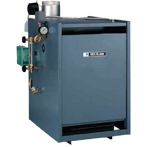 Weil-McLain 119304330 PEG-30 - 47000 BTU Output Cast Iron Packaged Steam Boiler, Spark Ignition - Series 6 (NG PIDN)
