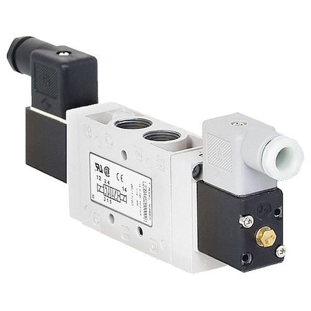 Aventics L12BP452B000061 - Solenoid Air Con Valve,Five-Way,150 psi