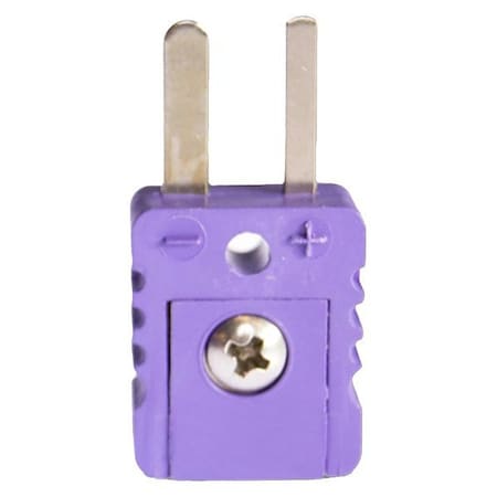Dayton 794F54 - Thermocouple Connector,Purple,Type E,Jack