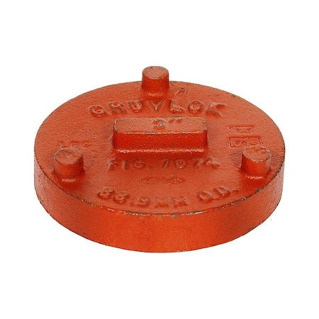 Gruvlok 0390131985 - Cap, Ductile Iron, Grooved 2 1/2 in