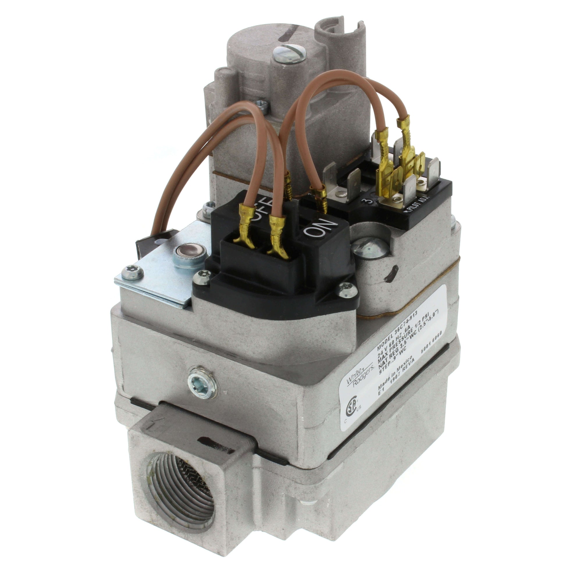 Weil-Mclain 510-811-655 Gas Valve 24v 3.5 inches wc Nat 3/4 inches